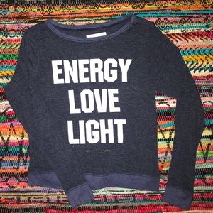 spiritual gangster sweater - “energy love light”